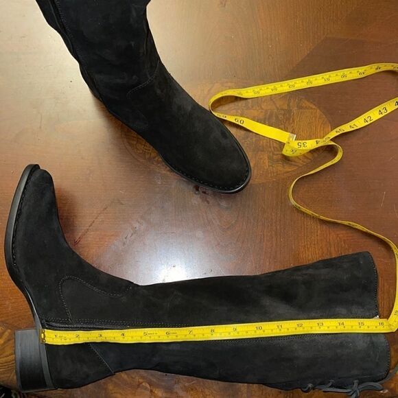 NWT Born black tall suede boots size US 6.5 wide shaft - Picture 13 of 14